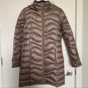 LIKE NEW Andrew Marc Gold Down Puffer Parka